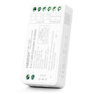LED Controller Mono/CCT - 2,4Ghz (12-24V / 12A max. - max. 6A /Kanal / max. 30m Reichweite)